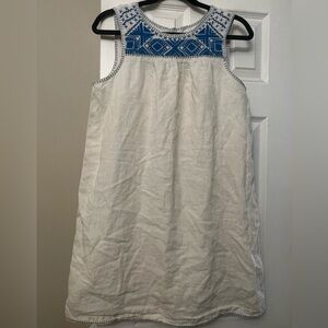 Lucky Brand Kids Embroidered Blue and White Top